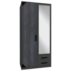 Armoire adulte contemporaine 90 cm Xena