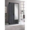 Armoire adulte contemporaine 90 cm Xena