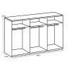 Armoire adulte moderne Harisson