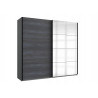 Armoire adult contemporaine gris foncé London