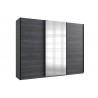 Armoire adult contemporaine gris foncé London