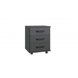 Caisson de bureau industriel graphite Halma