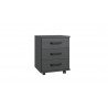 Caisson de bureau industriel graphite Halma