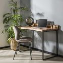 Bureau industriel en acacia massif naturel Marjorie