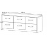 Commode adulte contemporaine grise Rodrigo