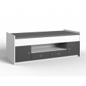 Lit enfant contemporain blanc/graphite Rocker