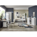 Chambre enfant contemporaine blanc/graphite Rocker