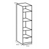 Bibliothèque enfant moderne béton clair/graphite Wembley