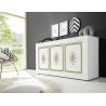 Buffet/bahut moderne 160 cm laqué avec sérigraphie Ysalis