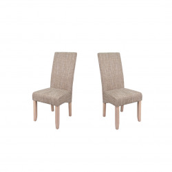 Chaise de salle à manger en tissu (lot de 2) Dinard