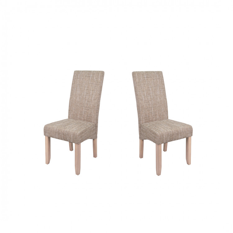 Chaise de salle à manger en tissu (lot de 2) Dinard