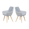 Chaise de salle à manger scandinave (lot de 2) Trudie