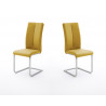 Chaise de salle à manger moderne en PU (lot de 4) Hidayo