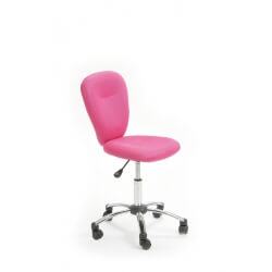 Chaise de bureau enfant rose Clarisse