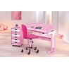 Chaise de bureau enfant rose Clarisse