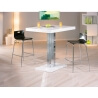 Tabourets de bar design coloris blanc (lot de 2) Palace