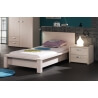 Lit enfant contemporain coloris bouleau clair Melby