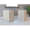 Bureau d'angle moderne blanc Alex