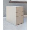 Bureau d'angle moderne blanc Alex