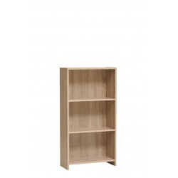 Bibliothèque contemporaine H 108 cm chêne clair Carélie