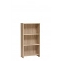 Bibliothèque contemporaine H 108 cm chêne clair Carélie