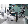 Bureau d'angle industriel coloris noir Helsinki