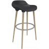 Tabouret scandinave piétement chêne massif Maelle