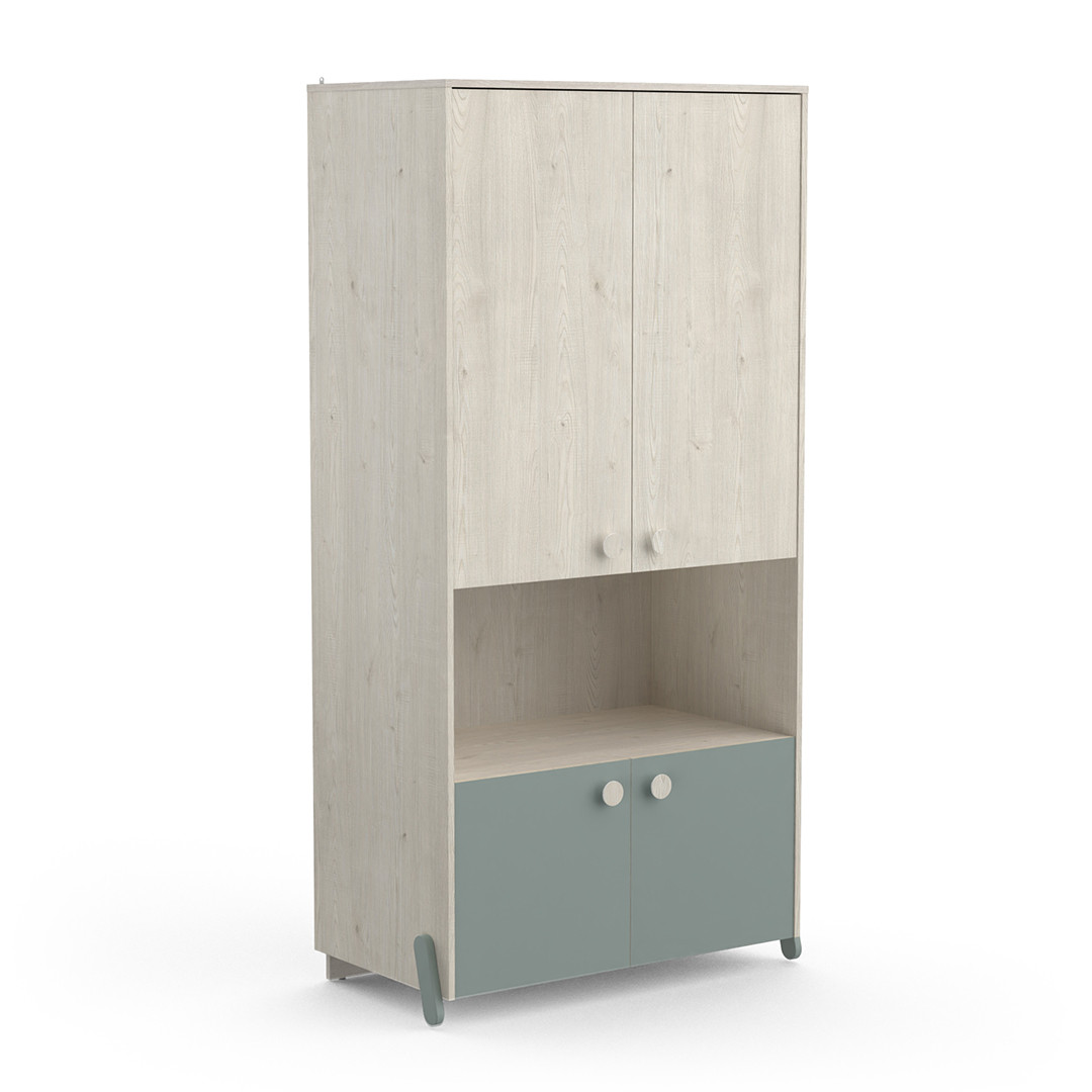 Armoire pour chambre d'enfant bébé de style scandinave avec penderie