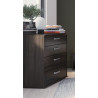 Commode adulte contemporaine marron foncé Waterloo