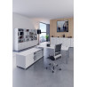 Bureau de direction moderne blanc sur meuble Tenerife