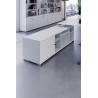 Bureau de direction moderne blanc sur meuble Tenerife