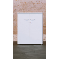 Armoire de rangement moderne blanche Tenerife
