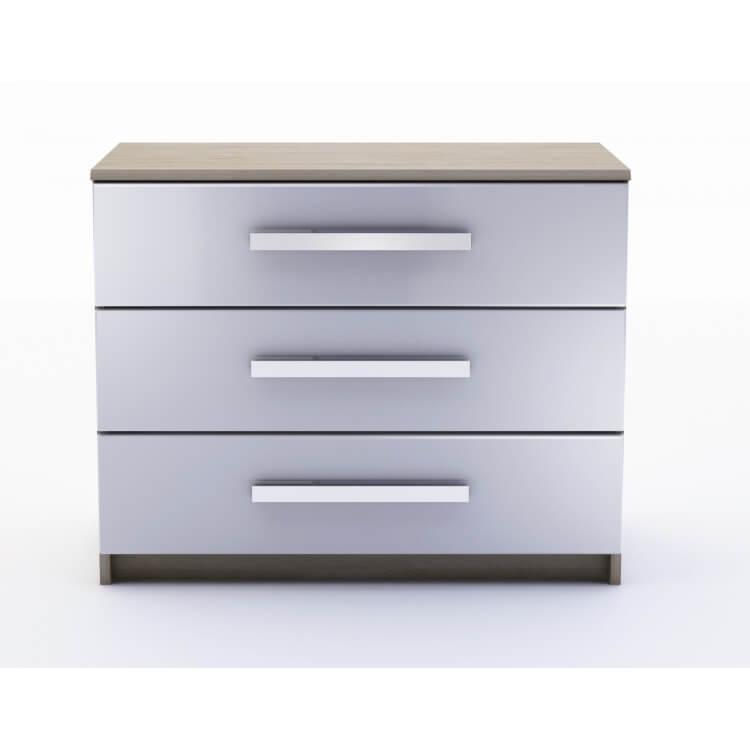Commode contemporaine 3 tiroirs Tempo