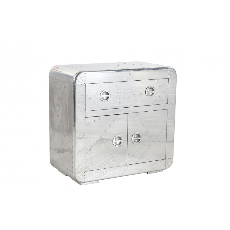 Meuble de rangement industriel bois et aluminium Fly