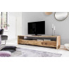 Meuble TV style nature 190 cm en acacia Azalée