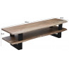 Meuble TV style nature 140 cm en acacia Azalée