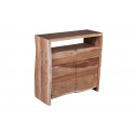 Meuble de rangement 90 cm style nature en acacia massif Azalée