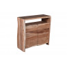 Meuble de rangement 90 cm style nature en acacia Azalée