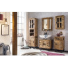 Armoire haute de salle de bain industrielle en manguier Mystic