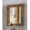 Miroir de salle de bain en manguier Mystic