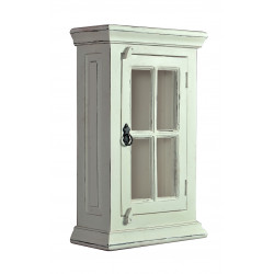 Meuble haut de salle de bain style campagne blanc antique Trocadero