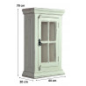 Meuble haut de salle de bain style campagne blanc antique Trocadero