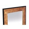 Miroir rectangulaire industriel en manguier naturel Allister