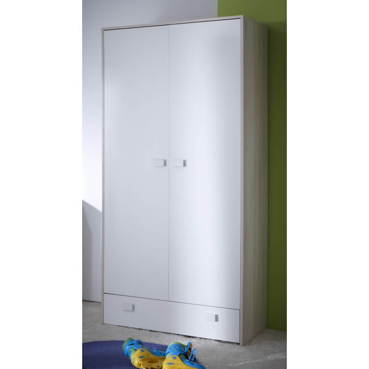 Armoire enfant contemporaine 2 portes Carno