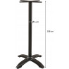 Pied de table de bar hauteur 108 cm Berlin