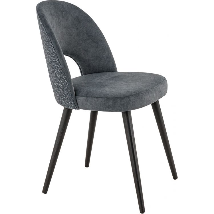 Chaise de restaurant (lot de 2) piétement bois Omaha