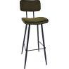 Tabouret de bar (lot de 2) piétement métal Chicago