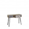 Console style scandinave chêne/imprimé Mayline