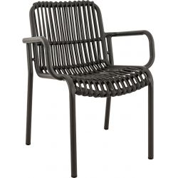 Fauteuil d'extérieur empilable Fréjus