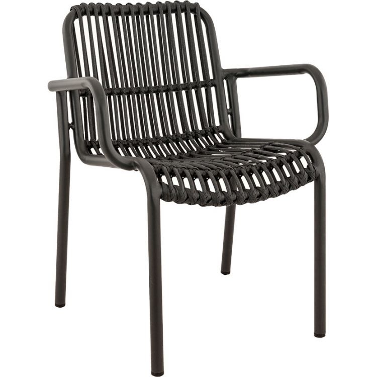 Fauteuil d'extérieur empilable Fréjus